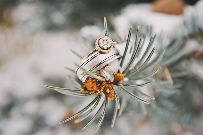 Rustic Snowy Winter Wedding | Benj Haisch Photography