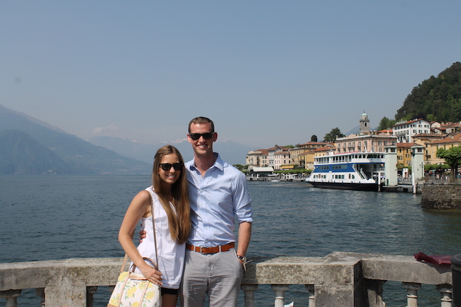 Lisa and Dave in Lake Como | Something Pretty