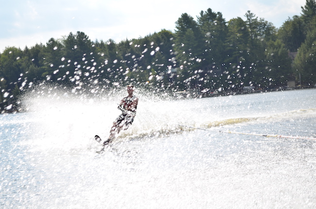 dave waterskiing