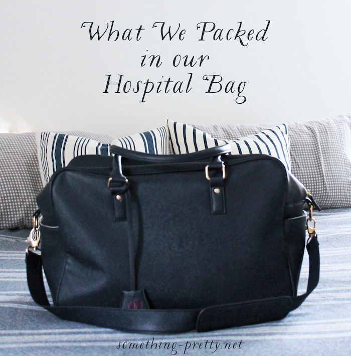 Simple and practical hospital bag packing list | Something Pretty