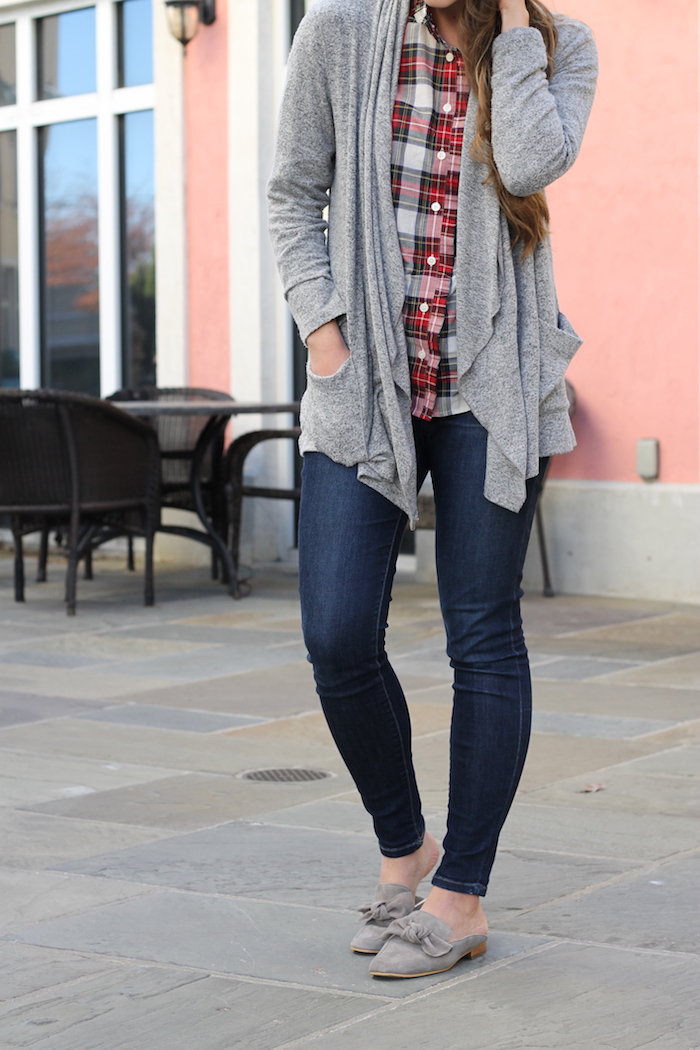 Two Ways to Style Holiday Tartan: Casual - Something Pretty