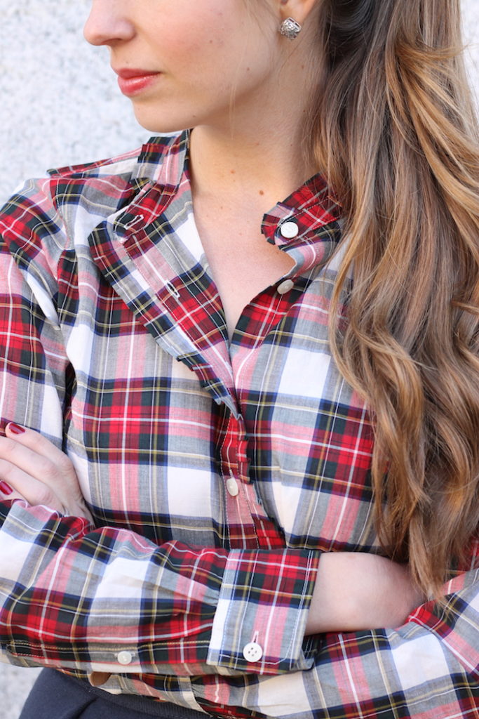 tartan shirts womens