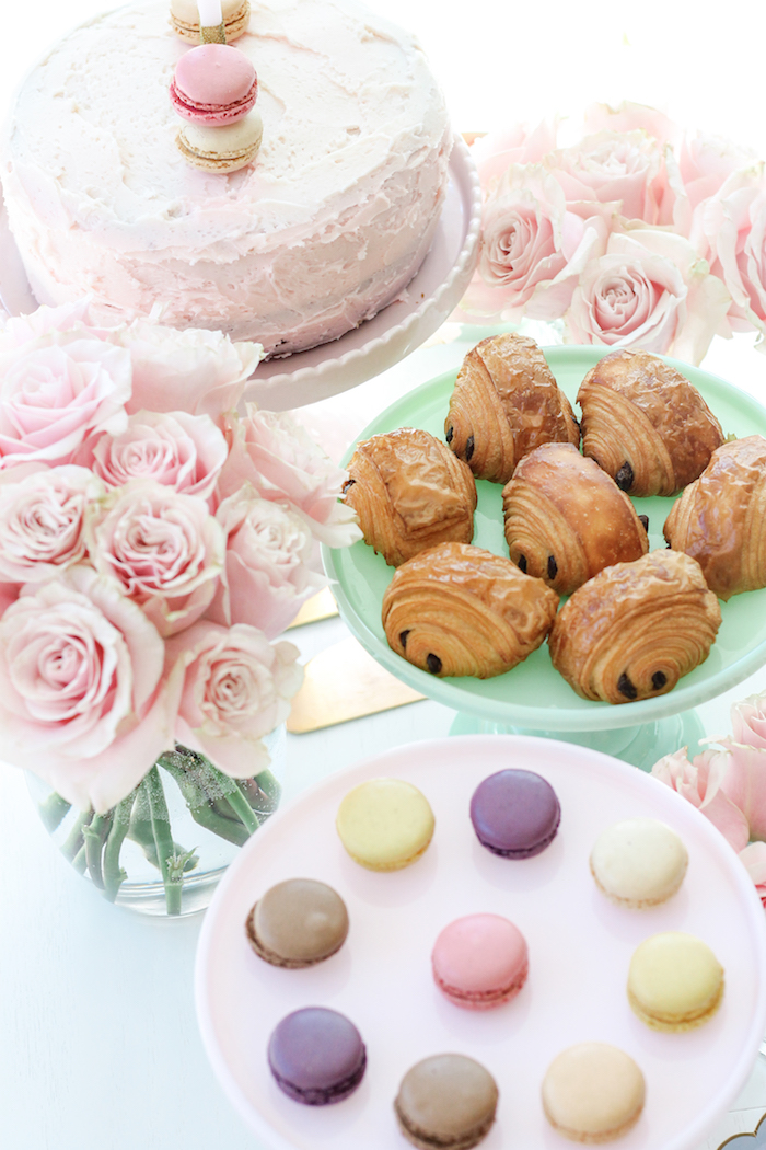 French-inspired first birthday treats
