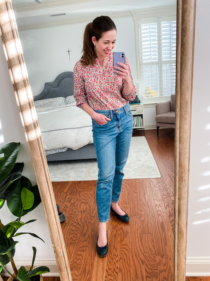 How to style a Liberty floral blouse